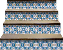 Teal Taupe Sia Removable Peel and Stick Tiles 5