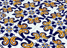 Blue Mikos Removable Peel and Stick Tiles - 7