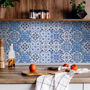 6" X 6" Bluebell Lina Removable Peel and Stick Tiles