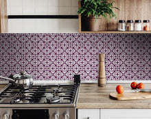 Merlot Lisa Removable Peel and Stick Tiles - 6