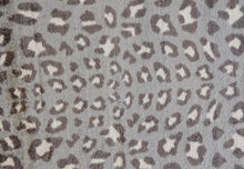 2' x 3' Gray and Brown Cheetah Washable Floor Mat
