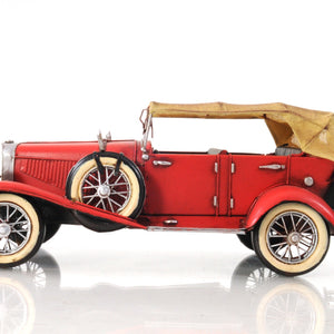 c1933 Vintage Red Duesenberg Model J Sculpture