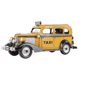 c1933 Vintage Checker Taxi Cab Model Sculpture