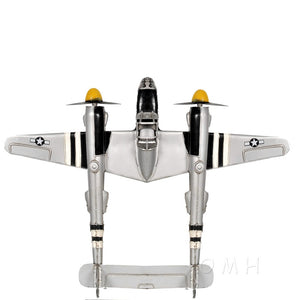 c1941 Lockheed P-38 Lightning Fighter Sculpture