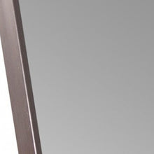 Sleek Brushed Brass Rectangular Full Length Standing Mirror