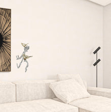 Silver and Gold Bird and Branch 3D Wall Decor