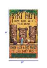 Wood Tiki Bar Wall Décor
