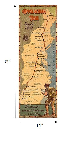 c1937 仿舊阿巴拉契亞小徑牆壁藝術