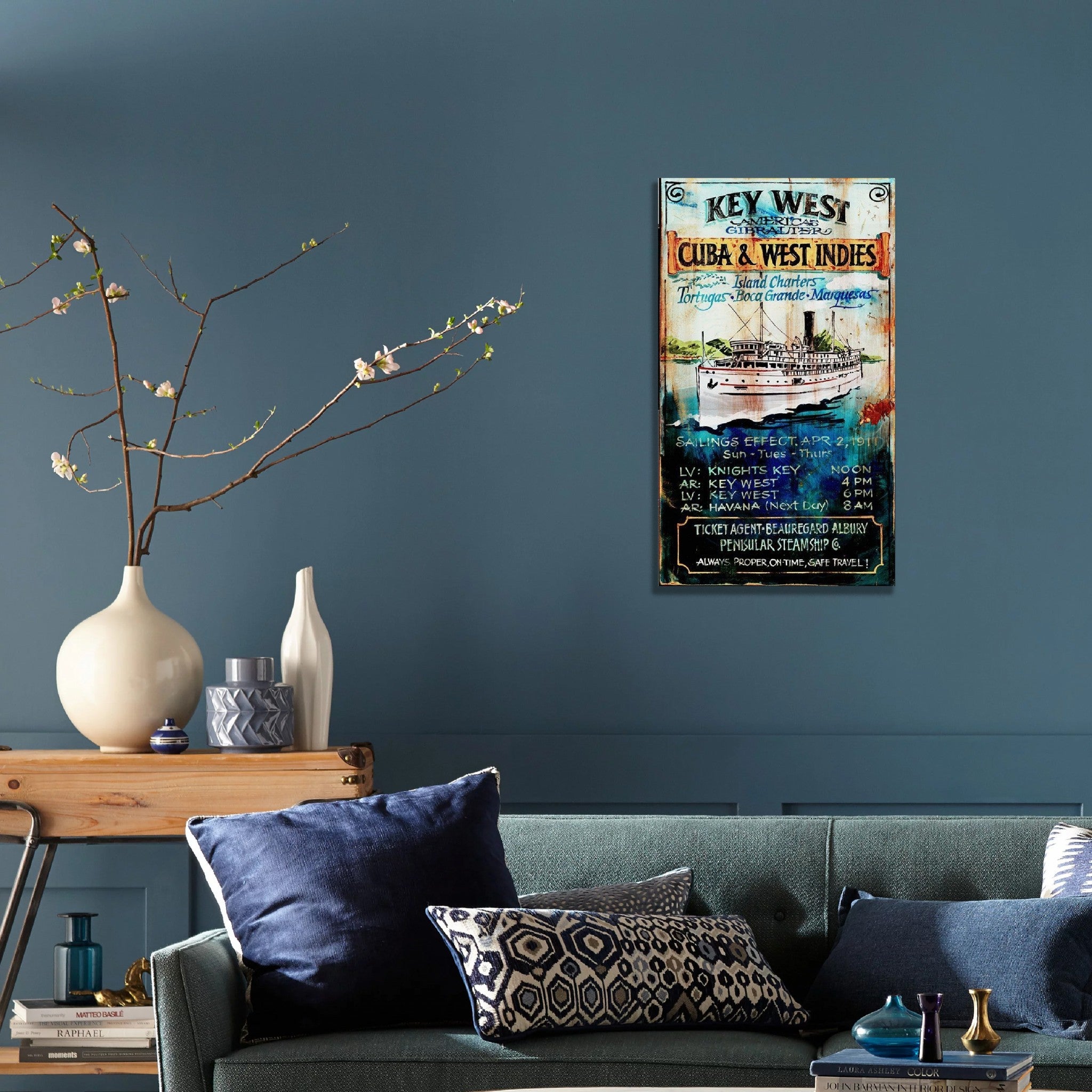 Key West Island Charters Wall Décor