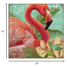 Fun Tropical Flamingo Wall Décor