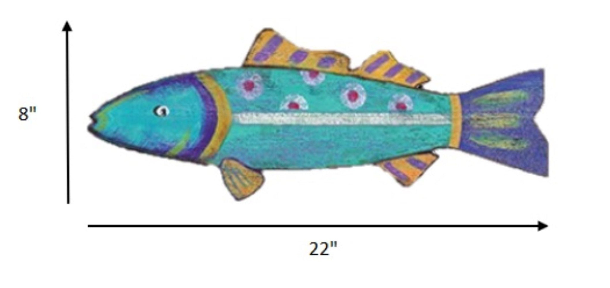 質樸的 Aqua Whimsy 魚牆藝術