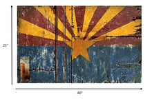 Distressed Arizona Flag Wall Décor