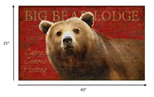 Distressed Bear Wood Wall Décor