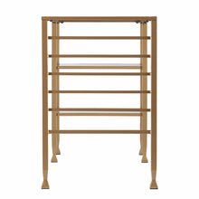 Matt Gold and Glass Writing Desk