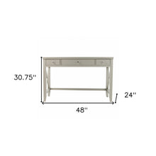 Farmhouse Gray Writing Desk
