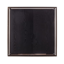 Champagne Glass And Solid Wood Square Coffee Table 33