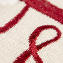 Ivory Red Cheeky Santa Sentiment Throw Pillow