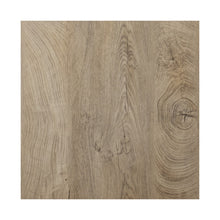 Mesa auxiliar cuadrada de hierro y madera fabricada en madera natural de 20