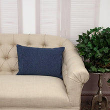 閃閃發光的藍色串珠豪華抱枕