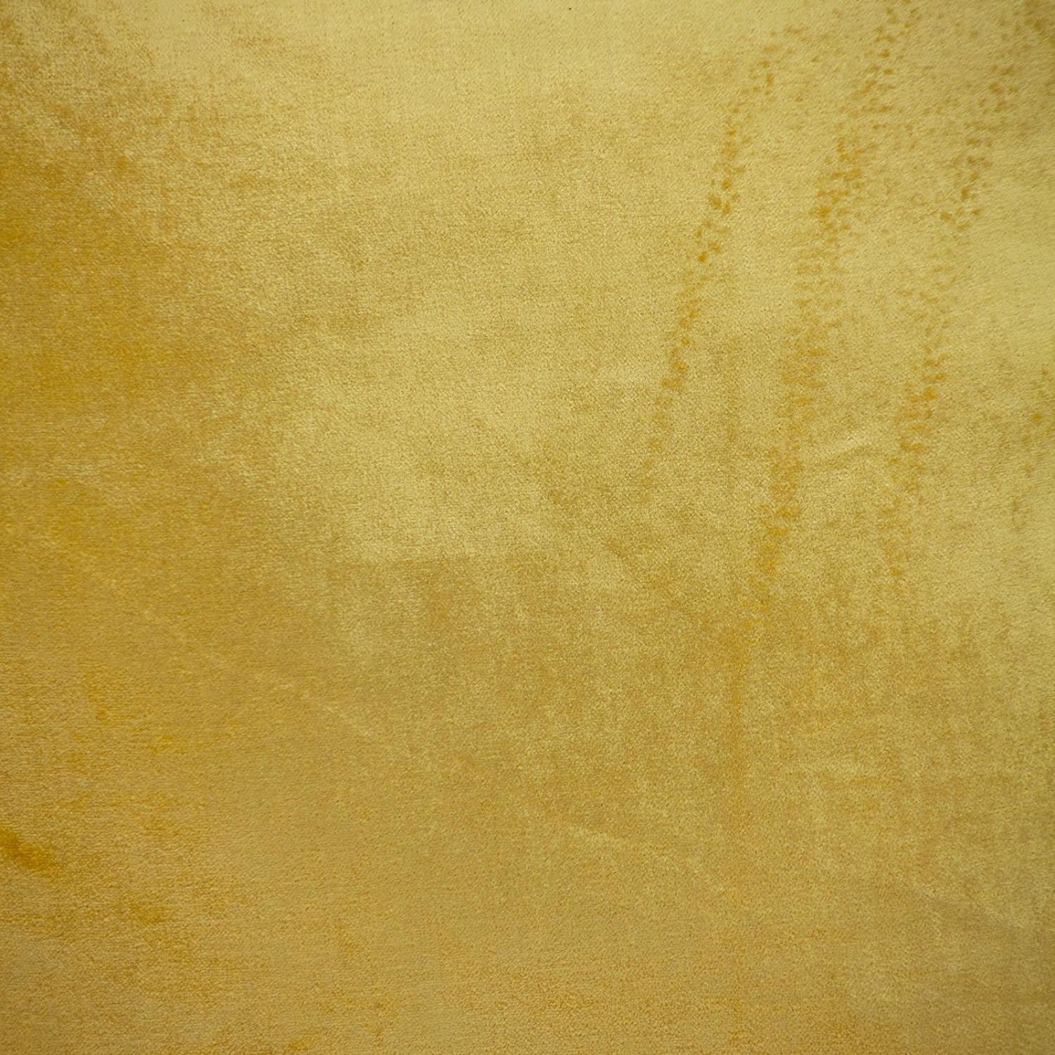 Reversible Gold and Brown Square Velvet Throw Pillow