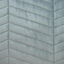 Gray Quilted Velvet Zig Zag Decorative Lumbar Pillow