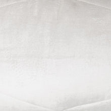 Cojín lumbar acolchado de terciopelo blanco