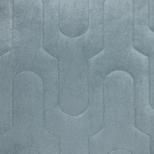 Geometric Lush Quilted Metallic Gray Throw Pillow