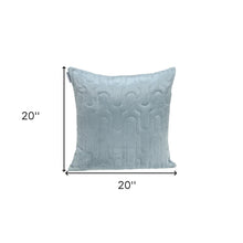 Geometric Lush Quilted Metallic Gray Throw Pillow