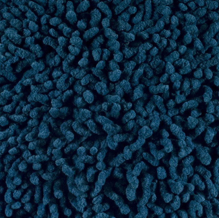 Blue Boho Textured Modern Down Throw Pillow