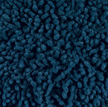 Blue Boho Textured Modern Down Throw Pillow