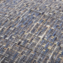 Blue Gray Metallic Nubby Textured Throw Pillow