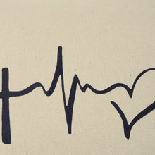 黑色灰褐色帆布標誌性符號抱枕