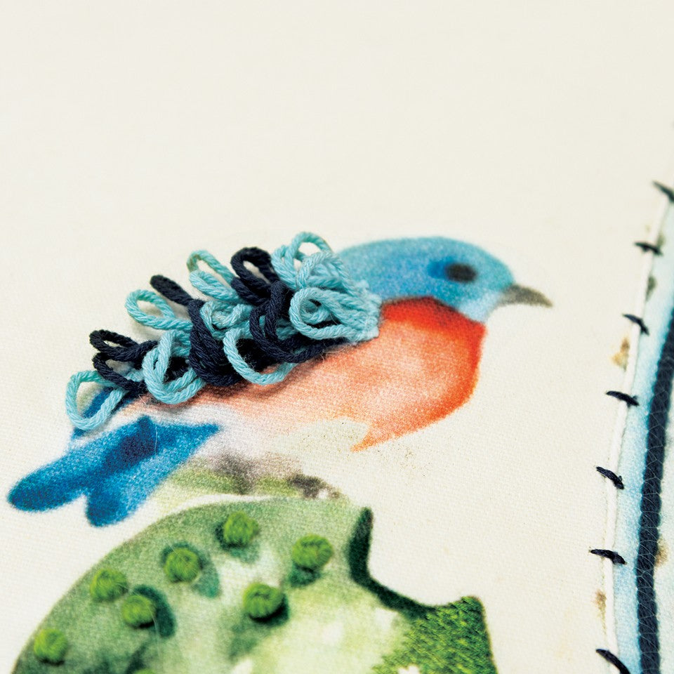 Jardín Botánico Verde Blanco Cojín