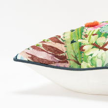 Jardín Botánico Verde Blanco Cojín