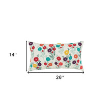 Cojín lumbar moderno retro desgastado azul marino beige