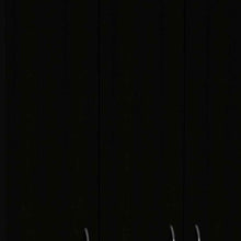 Black and White Three Door Armoire