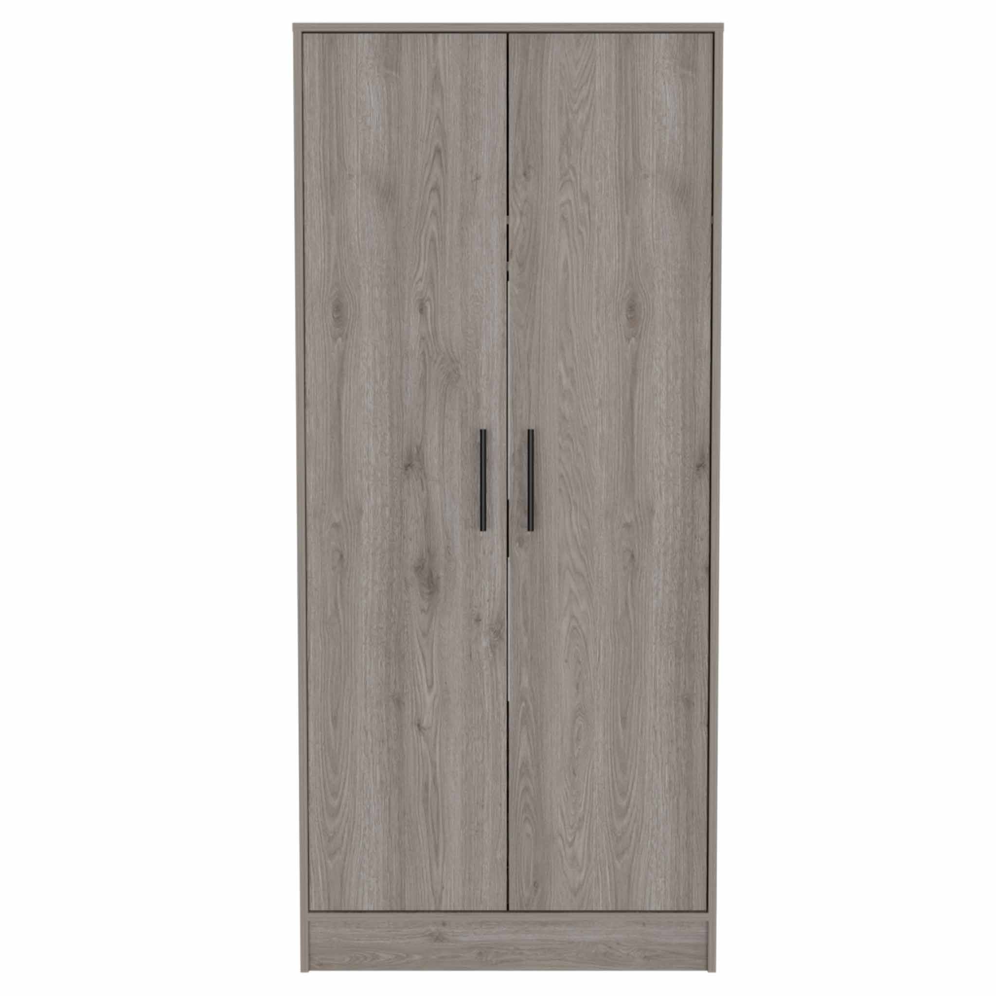 71" Light Gray Tall Two Door Closet