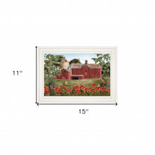 Summer Days 1 White Framed Print Wall Art