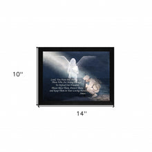 Protect Our Soldiers Black Framed Print Wall Art