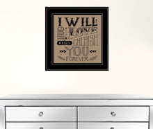 Forever 2 Black Framed Print Wall Art