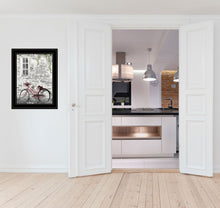 Life Is A Journey Enjoy Black Framed Print Wall Art