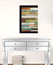 Today Is A New Day 2 Black Framed Print Wall Art