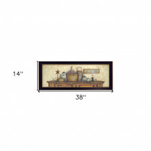 Live Life Simply Black Framed Print Wall Art