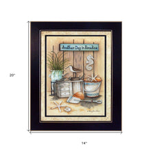 Another Day In Paradise 2 Black Framed Print Wall Art