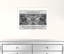Significance 6 White Framed Print Wall Art