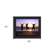 Teamwork 3 Black Framed Print Wall Art