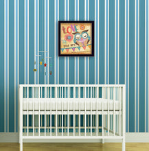 Owl 1 Black Framed Print Wall Art