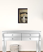 Golden Tulips 2 Black Framed Print Wall Art