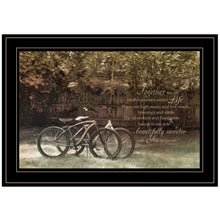 Journey Together 2 Black Framed Print Wall Art