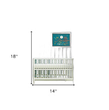 Good Night White Framed Print Wall Art